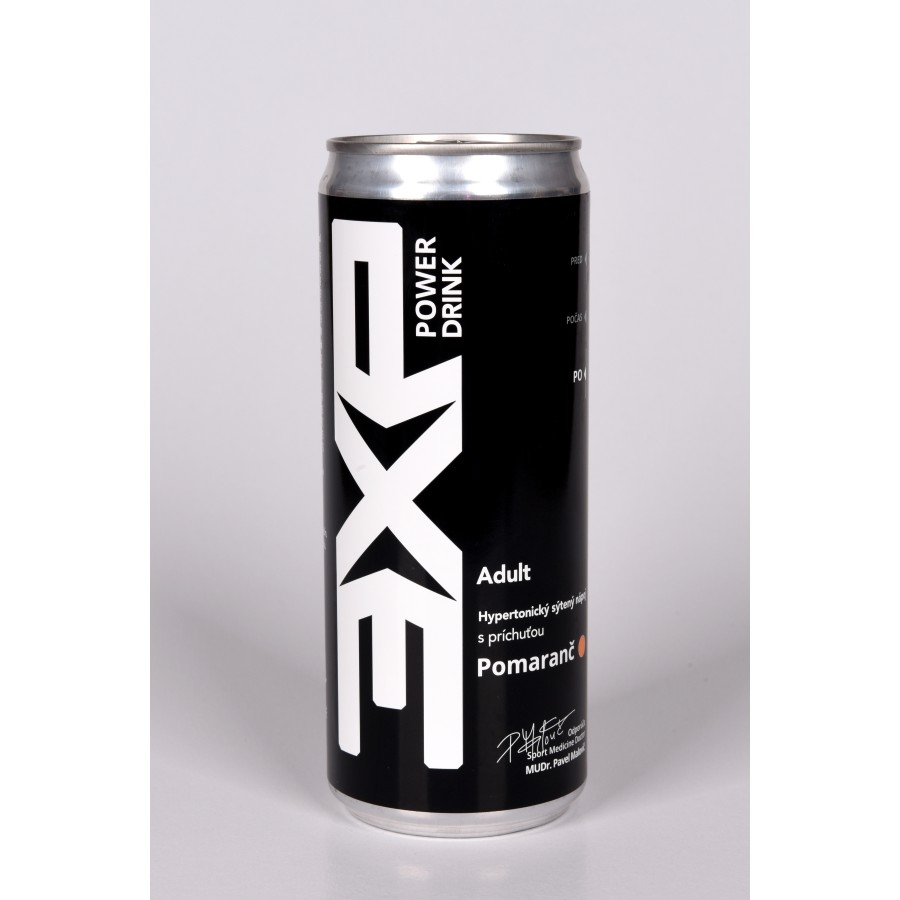 Čierny sýtený nápoj 3XP Adult  